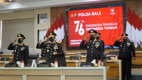 Presiden Ir. H Joko Widodo Pimpin Upacara Peringatan Detik-Detik Proklamasi Kemerdekaan Republik Indonesia HUT ke-76