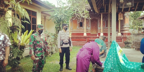 TNI-Polri bersama Satgas Covid-19 Tracing hingga ke Tingkat Desa di Gianyar