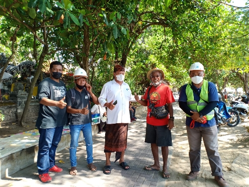 Sekda Alit Wiradana Tinjau Proyek Penataan Pantai Sanur, Pastikan Seluruh Proses Berjalan Lancar