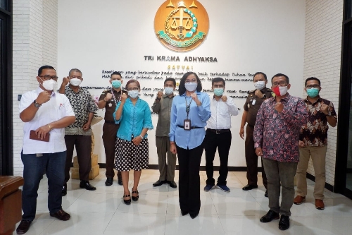 Kajari Denpasar Terima Audensi Warga Batak Bali