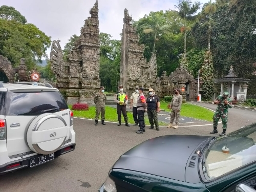 Sasar Tempat Wisata Saat Hari Libur, Polres Tabanan Gelar Patroli Gabungan Penerapan PPKM Darurat Level III