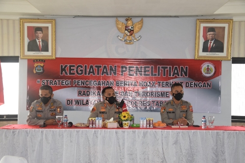 Kapolres Tabanan Sambut Kunjungan Tim Penelitian STIK Lemdiklat Polri
