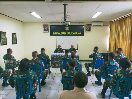Disbintalad Lakukan Wasgiat di Bintaldam IX/Udayana