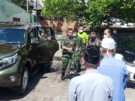 Pangdam Tinjau Tempat Ibadah di Kesatrian Praja Raksaka Kepaon