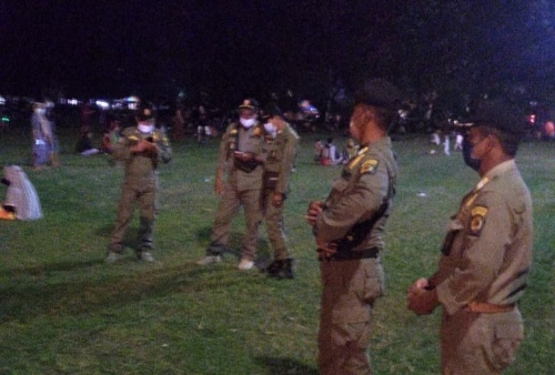 Meski Kasus Melandai, Tim Yustisi Siang Malam Tetap Lakukan Pemantauan Prokes