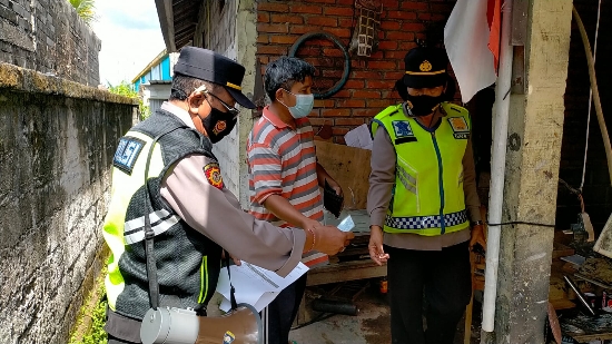 Operasi Yustisi Duktang di Blahbatuh, Perkuat Prokes dari Rumah Tangga