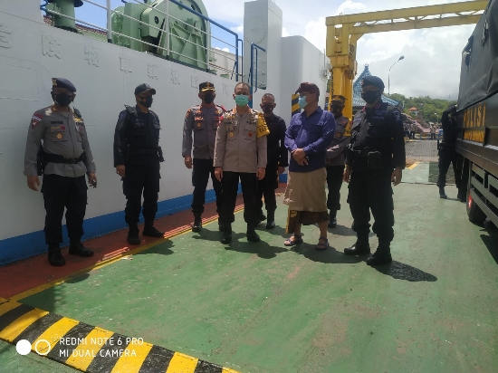 Dansat Brimob Lepas Satuan Brimob Polda Bali Serpas Sirkuit Mandalika Lombok