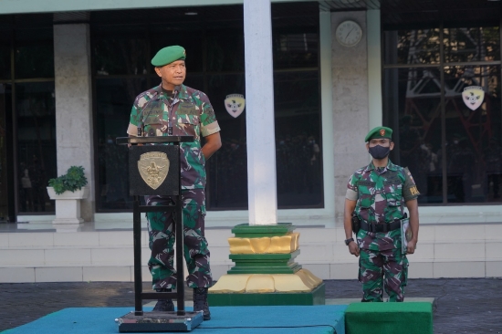 Beri Pengarahan Saat Apel Pagi, Ini yang Ditekankan Kasdam IX/Udayana