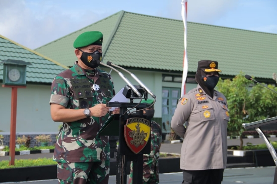 Kadispsiad Tampil sebagai Irup Pembukaan Pelatihan Sinergitas TNI-Polri