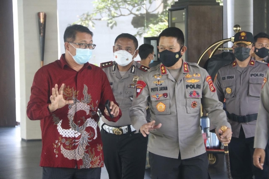 Kapolda Bali Irjen Pol Putu Kayan Danu Putra Tinjau Venue G20