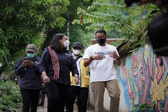 Kunjungi SARHUNTA Andira Homestay, Menparekraf Sandiaga Uno: Kehadiran SARHUNTA Wujud Pariwisata Berkeadilan