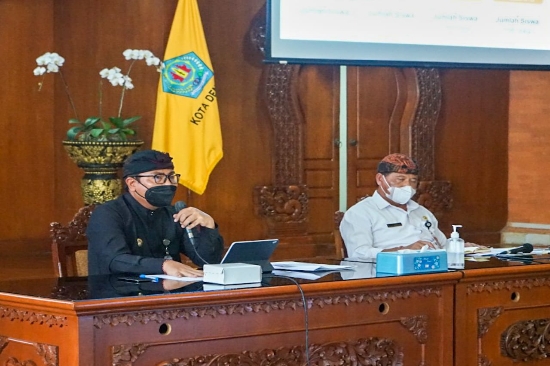 Covid-19 Melonjak di Kota Denpasar, PTM Dihentikan, Pembelajaran Kembali Daring, Fasilitas Publik Ditutup Sementara