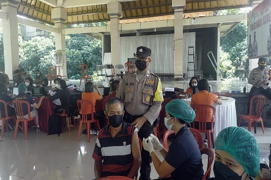 Tetap Antusias, Gerai Vaksin Presisi Hari Ke-3 di Medahan Blahbatuh