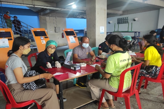 Dukung Akselerasi Vaksinasi, Polres Gianyar Jalin Kerja sama dengan PT. Mitra Prodin