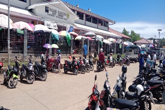 Sehari Pasca Kericuhan Petugas dan Penjual Ikan, Parkiran Pasar Batu Cermin Tertata Rapi