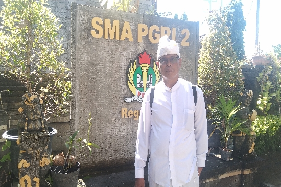 Masih Status PPKM Level 3, USBK di SMA 2 PGRI Denpasar Dilakukan secara Online