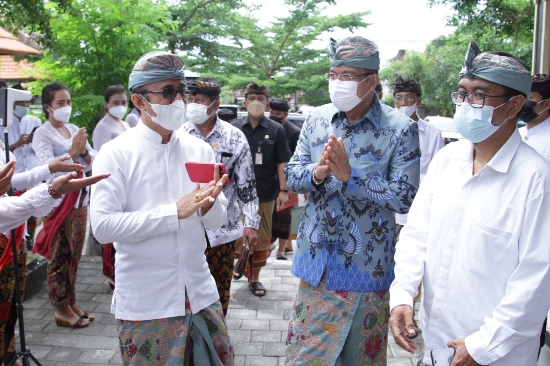 Jaya Negara Hadiri Pelantikan Pengurus BMPS Kota Denpasar Periode 2021-2026