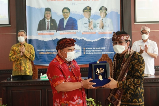 Kujungan Kepala BPS Pusat, Pemkab Jembrana sebagai Contoh Pengembangan Satu Data di Indonesia