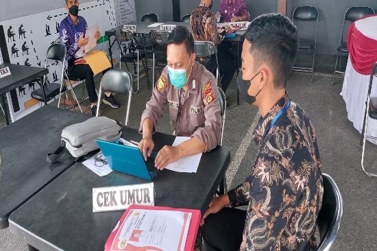 Polres Gianyar Lakukan Pemeriksaan Administrasi Calon Taruna Akpol