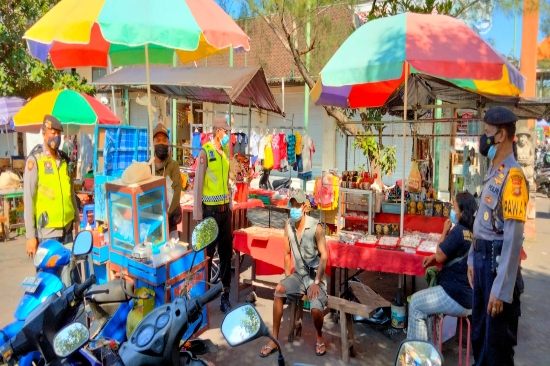 Cegah Penyebaran Covid-19 di Bulan Puasa, Polsek Ubud Masifkan OPS Yustisi