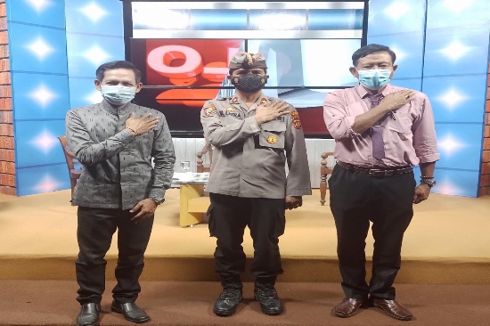 Kabag Ops Polres Gianyar Live Interaktif Hallo Kamtibmas, “Sampaikan Kamtibmas Sebelum dan Pasca Idul Fitri”