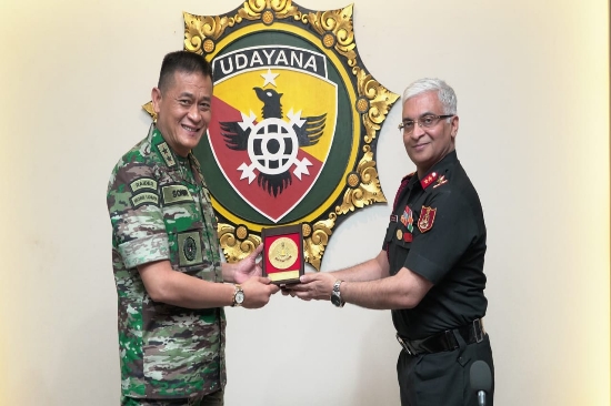 Panglima Kodam IX/Udayana Terima Kunjungan Kehormatan NDC India