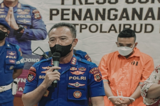 Ditpolrairud Polda Bali Gelar Konferensi Pers Penanganan Kasus Ilegal Oi