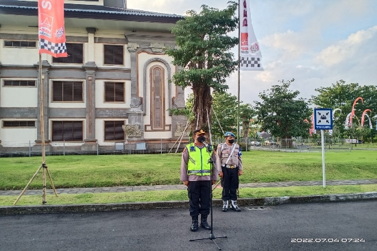 Wakapolres Badung Pimpin Pengamanan Kongres PSBI Simbolon IV 2022