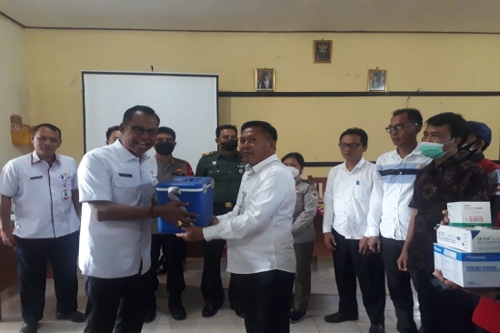 Pasiter Kodim 1616/Gianyar Hadiri Rapat Koordinasi Kesiapsiagaan PMK
