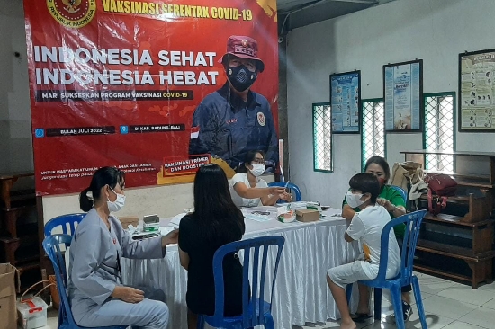 Genjot Vaksin Covid-19, BIN Bali Upayakan Penyisiran Masyarakat yang belum Divaksin di Badung