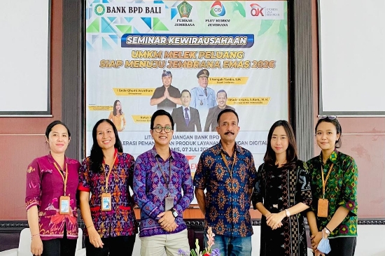 PLUT-KUMKM Jembrana Sukses Gelar Seminar Kewirausahaan ‘UMKM Melek Peluang Siap Menuju Jembrana Emas 2026’