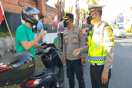 Dukung Pelaksanaan G20, Polsek Ubud Gencarkan Operasi Cipta Kondisi