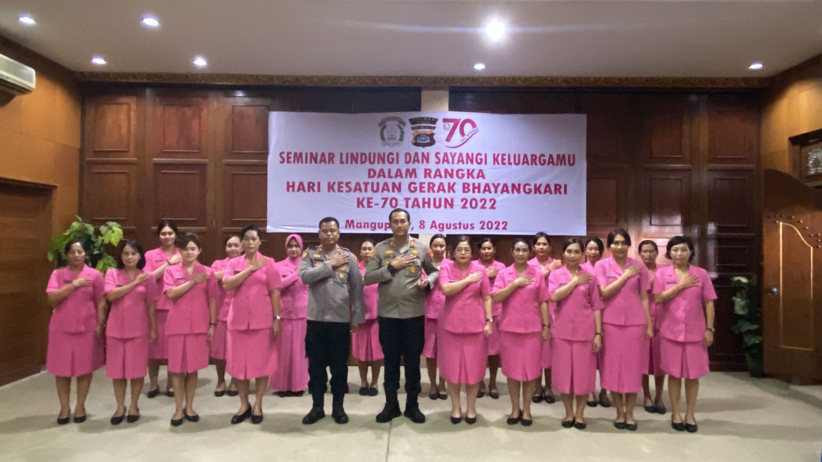 Seminar Parenting, Ini Pesan Kapolres Badung: Sayangi Keluargamu