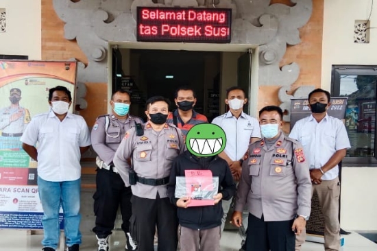 Polsek Susut Berhasil Bekuk Pencuri HP Vivo Y71
