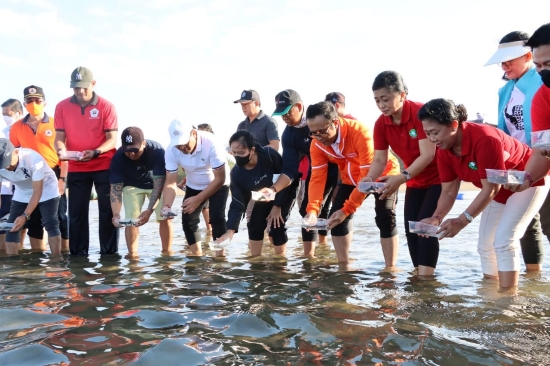 Meriahkan HUT @InfoDensel, Wali Kota Jaya Negara Lepas Tukik dan Buka Gelaran “Mai Melali”