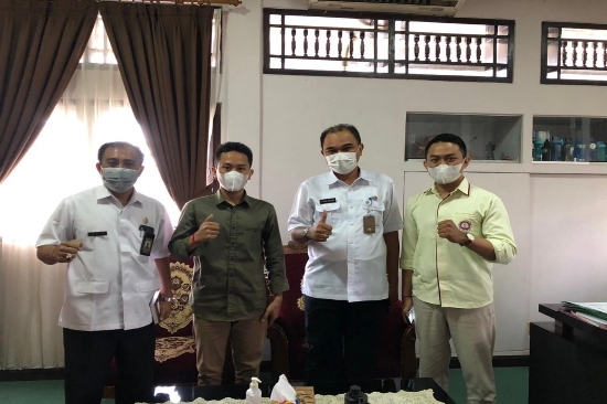Bertemu DLHK, PC KMHDI Denpasar Kawal Persoalan Sampah dan Pembangunan TPS3R