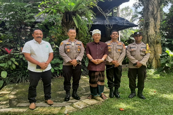 Jalin Silahturahmi, Kapolsek Ubud Sambangi beberapa Penglingsir Puri di Ubud