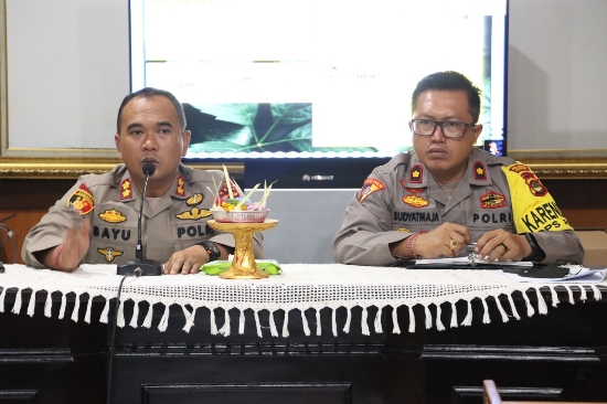 Kapolres Gianyar Pimpin Rakor Internal Jelang Maybank Bali Marathon 2022