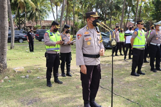 Karo Ops Polda Bali Pimpin Apel Kesiapan Jelang Maybank Marathon 2022