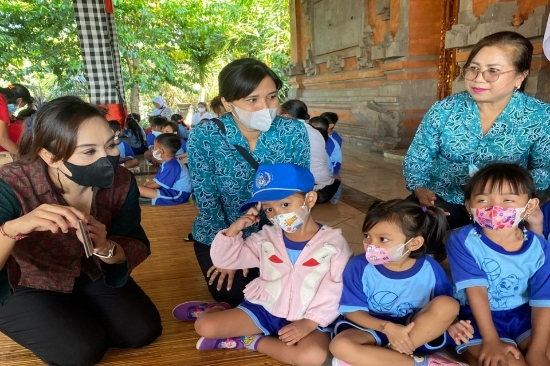 Bulan Pemberian Vitamin A dan Obat Cacing, TP PKK Kelurahan Panjer Gelar Posyandu Serentak