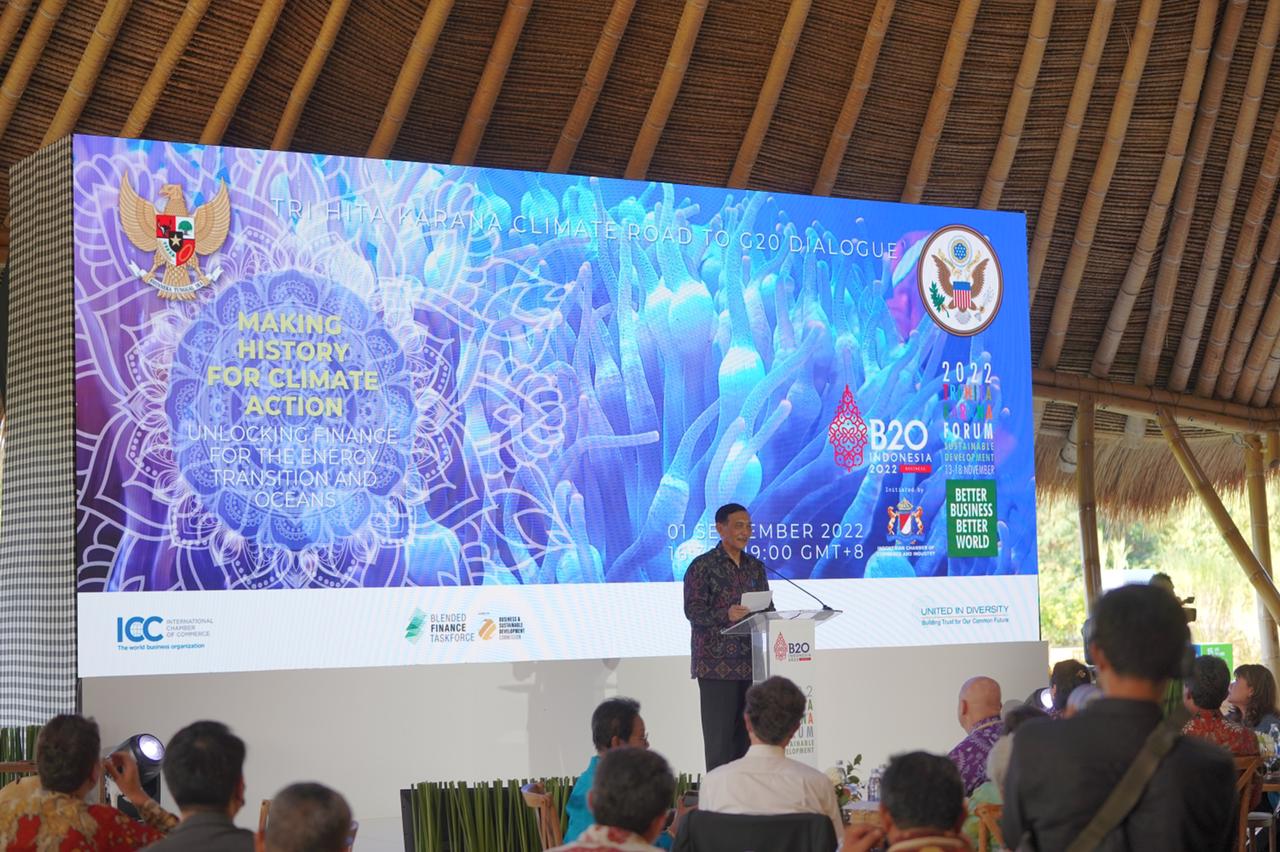 Luhut Binsar Pandjaitan dan Sekretaris John Kerry Dorong Aksi Iklim untuk Sebarluaskan Implementasi Energi Terbarukan di Indonesia