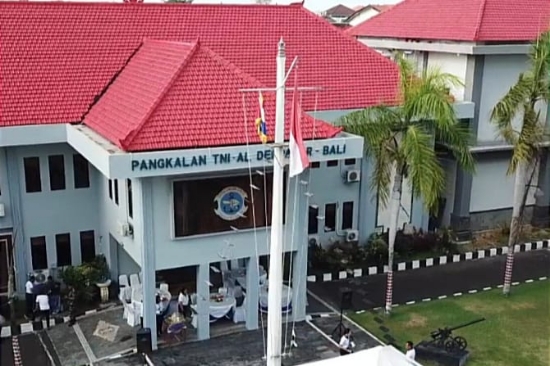 Raih Juara I Lanal Teladan Tipe B Tkt Nasional, Lanal Denpasar Gelar Syukuran dan Kibarkan Bendera Lanal Teladan