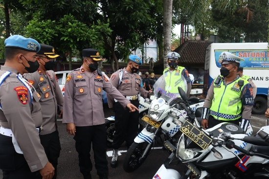 Polres Gianyar Laksanakan Pemeriksaan Randis Jelang Pelaksanaan G20