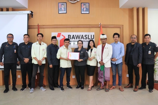 Resmi jadi Pemantau Pemilu 2024, KMHDI Bali Siap Bersinergi dengan Bawaslu Provinsi Bali