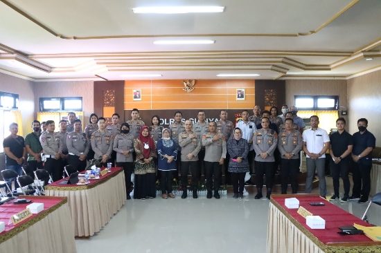 Polres Gianyar Terima Tim Evadasi dari SSDM Polri