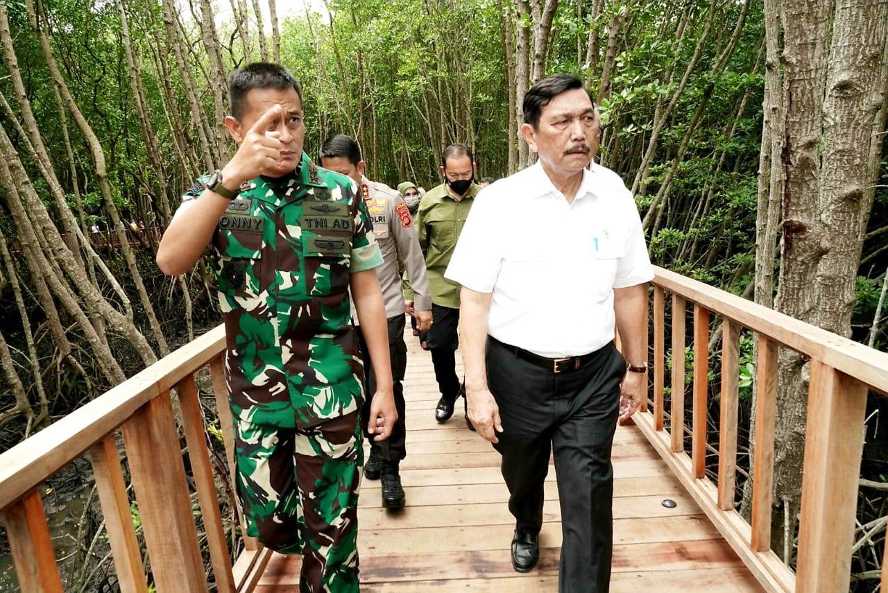 Pastikan Kesiapan G20, Pangdam Dampingi Menko Marves Simulasikan Alur Pergerakan VVIP