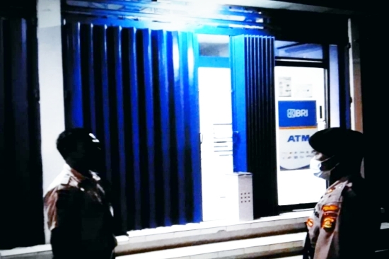 Tingkatkan Patroli, Polsek Mengwi Sambangi Gerai ATM Cegah Kriminalitas