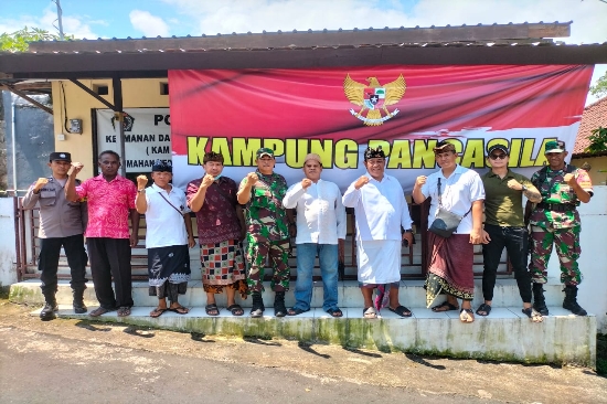 Kodim 1616/Gianyar Bentuk Kampung Pancasila