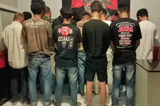 Polres Mabar Ciduk 12 Terduga Pelaku Pembunuhan terhadap Korban Alimin