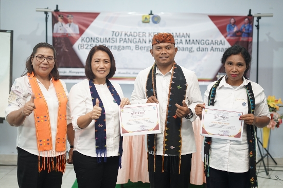 PKK Manggarai Gelar Traning of Trainer Kader Khusus Program Keanekaragaman Konsumsi Pangan Keluarga Manggarai